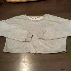 Morrisday Crop Drawstring Sweatshirt